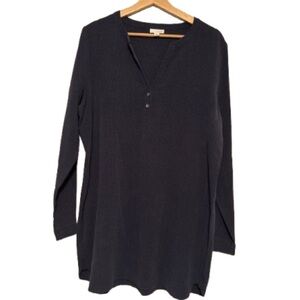 J. Jill Blue Long Sleeve shift dress